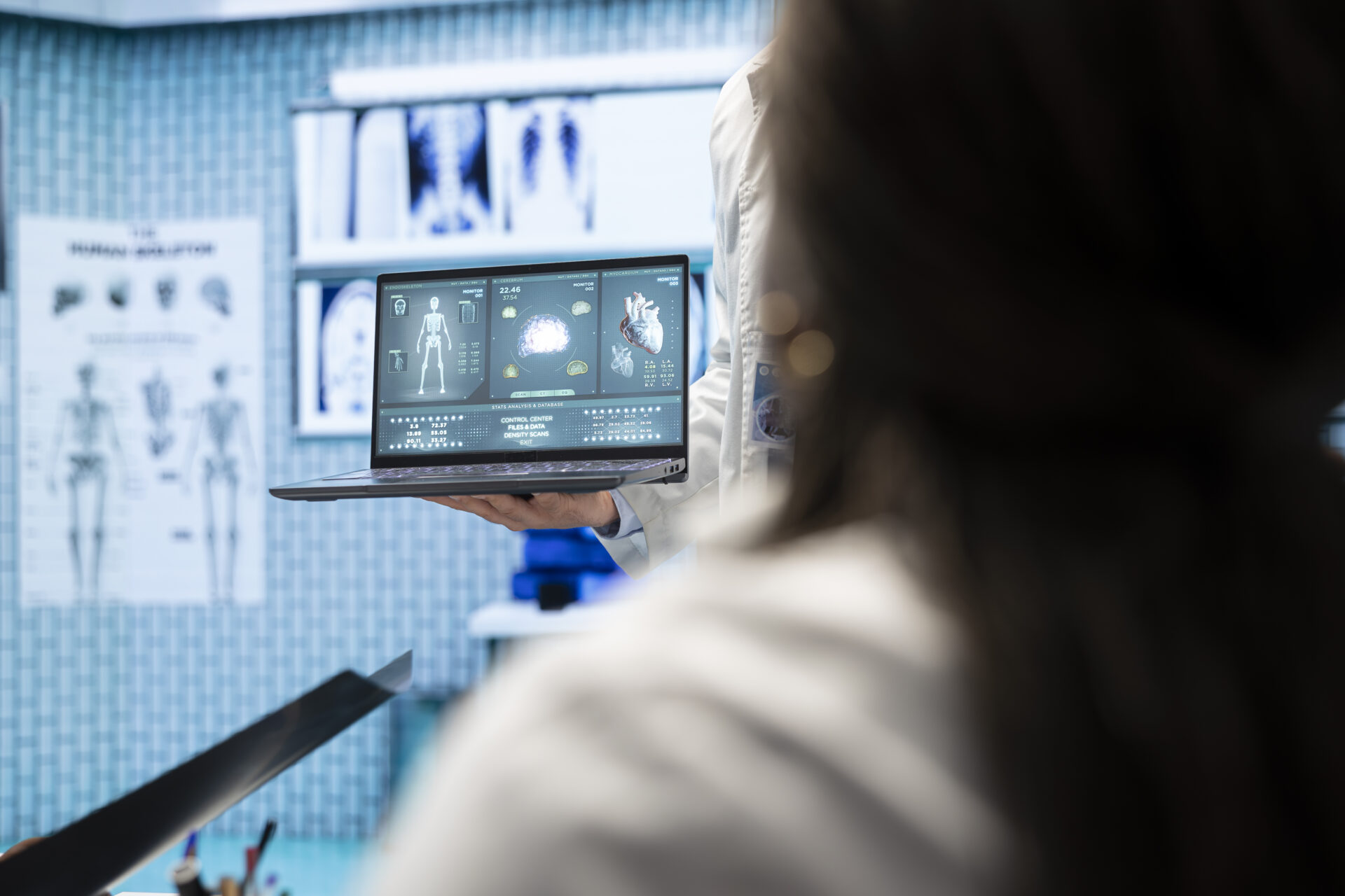 Healthcare experts discuss recovery strategies in a treatment center Healthcare experts discuss recovery strategies in a treatment center